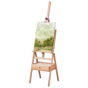 Cavalletto da Studio con Struttura a H, Cavalletto in Faggio con