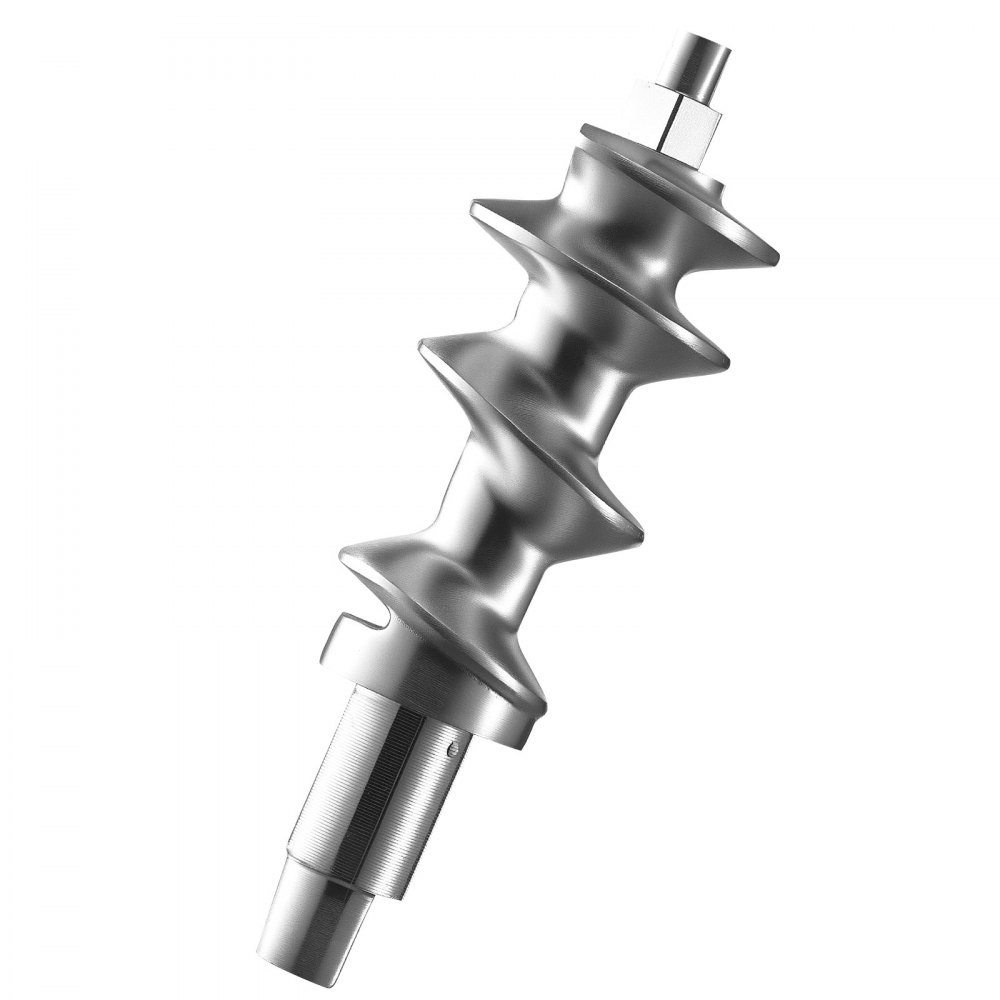 VEVOR Tritacarne Manuale, Tritacarne in Acciaio Inox 304 con Manovella e Morsetto da Tavolo in Acciaio, Insaccatrice con 2 Piastre di Taglio e 4 Tubi per Salsicce, per Carne di Manzo, Chili e Maiale