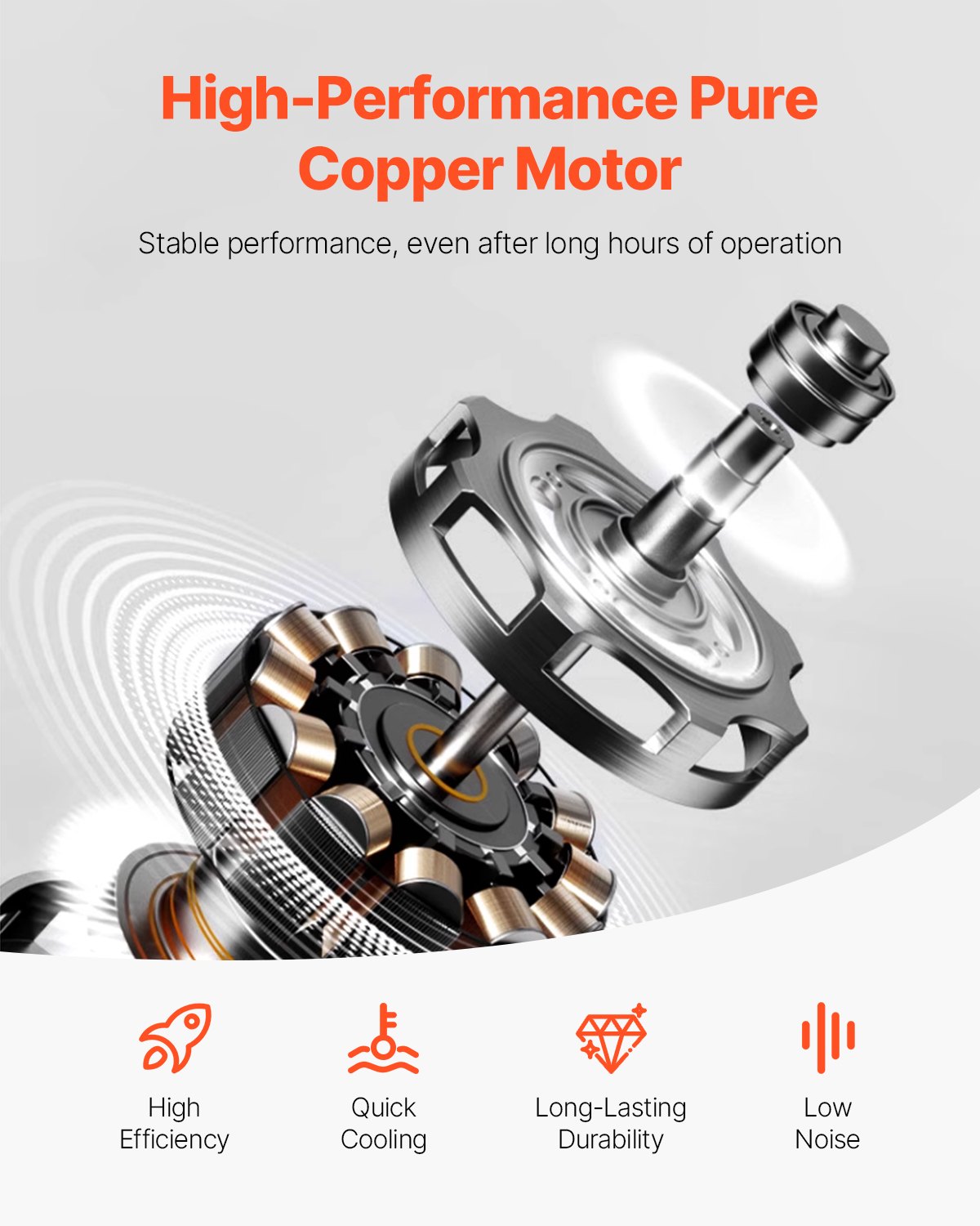 VEVOR Pompa per Vuoto 5 CFM, Pompa per Vuoto a Palette Rotanti Monostadio HVAC per Sistemi Kit Pompa per Vuoto AC per Auto con Contenitore per Olio per Manutenzione Aria Condizionata da Veicoli