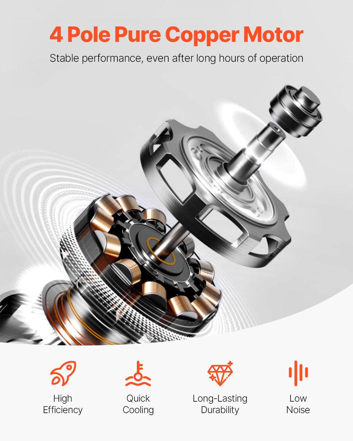 VEVOR 5.68 L vacuum chamber and 3.5 CFM pump, stainless steel chamber, 1-stage vacuum pump degassing chamber kit, with acrylic lid, oil, 1.5 m hose, vacuum pump kit for degassing resin, silicone, and epoxies