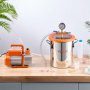 VEVOR 11.36L Vacuum Chamber & 3.5 CFM Pump, Stainless Steel Chamber, Single-Stage Vacuum Pump Degassing Chamber Kit, with Acrylic Lid, Oil, 1.5m Hose, Vacuum Pump Kit for Degassing Resin, Silicone, and Epoxy Resins