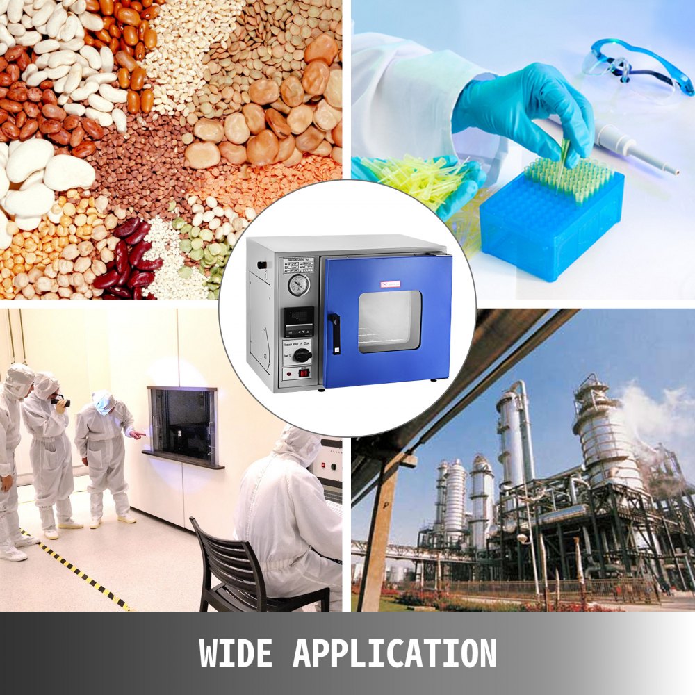 220v Laboratorio Vuoto Forno Di Essiccazione Economia 23l 250°c Safe Ship Nation