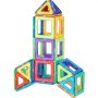 VEVOR Piastrelle Magnetiche 125 x 125 x 6 mm Blocchi da Costruzione Magnetici per Bambini 62 Pezzi, Set di Costruzioni Magnetiche con Gruppi di Ruote, Giocattoli Educativi Sensoriali STEM da Impilare