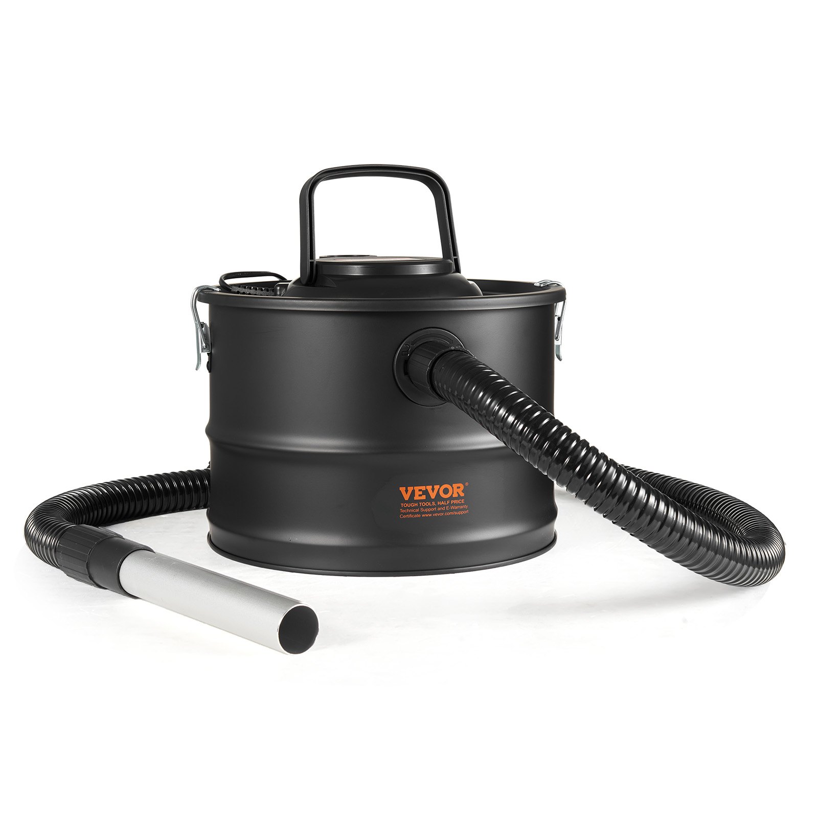 VEVOR Aspiracenere 15 L Aspiracamino con Forte Potenza di Aspirazione 1200 W con Aspirazione Inversa, Cavo di Alimentazione 3M, Potenza di Aspirazione 16 Kpa Max, per Stufe a Pellet, Stufe a Legna