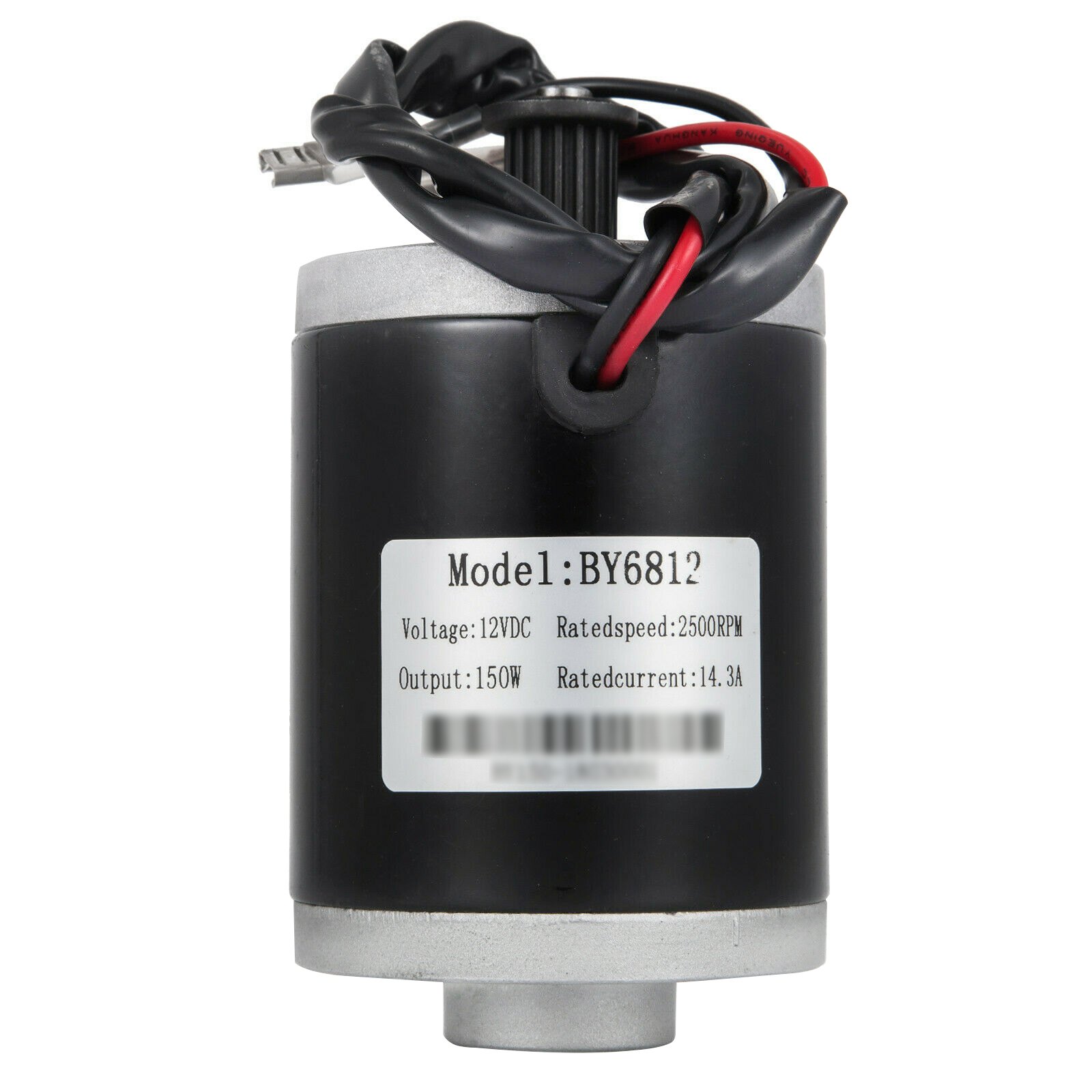 Motore Elettrico Per Bici Spazzolato 150w 12v Dc Con Cinghia Di Trasmissione