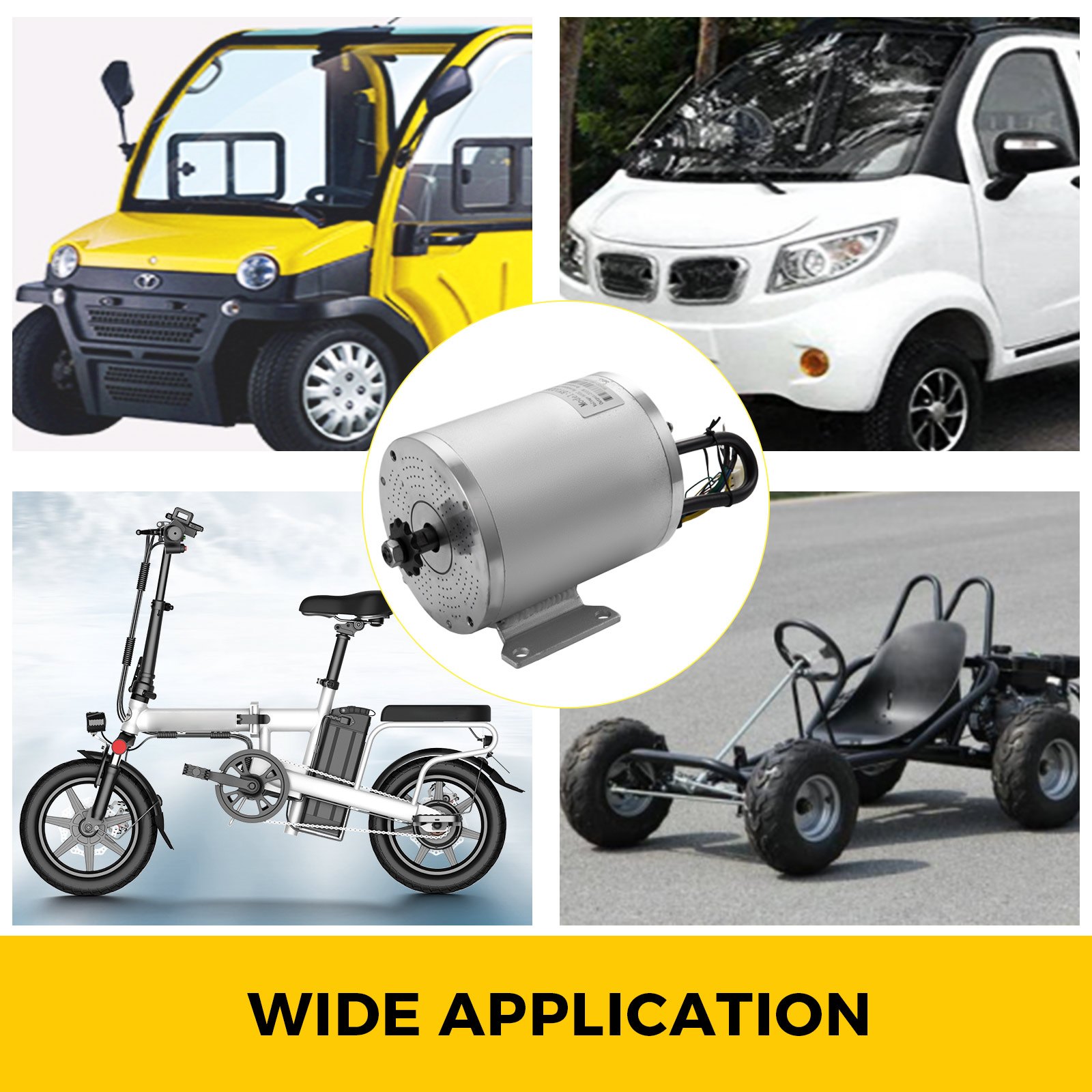 Motore Elettrico Senza Spazzole 60v Dc 2000w Per Per Scooter Go Kart E-bici