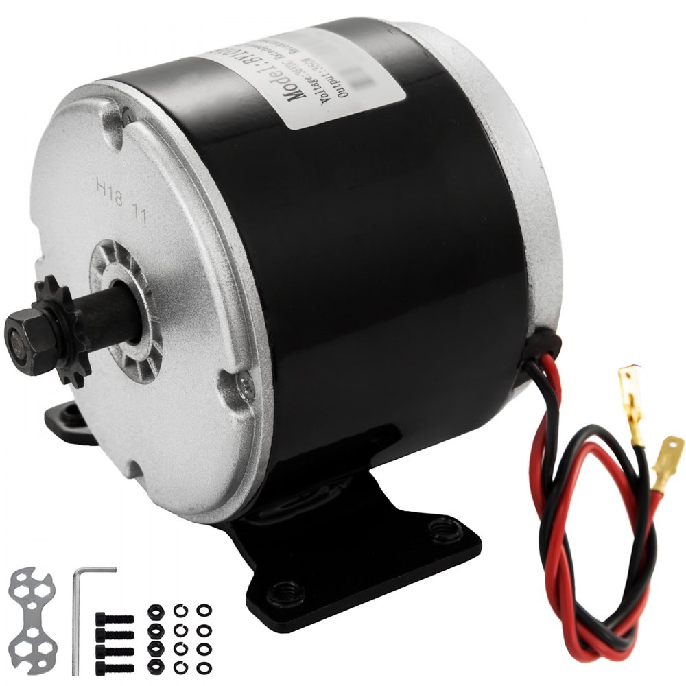 Motore Elettrico Spazzolato 36v Dc 350w 2750rpm Per Bici Elettrica E-atv Go-kart