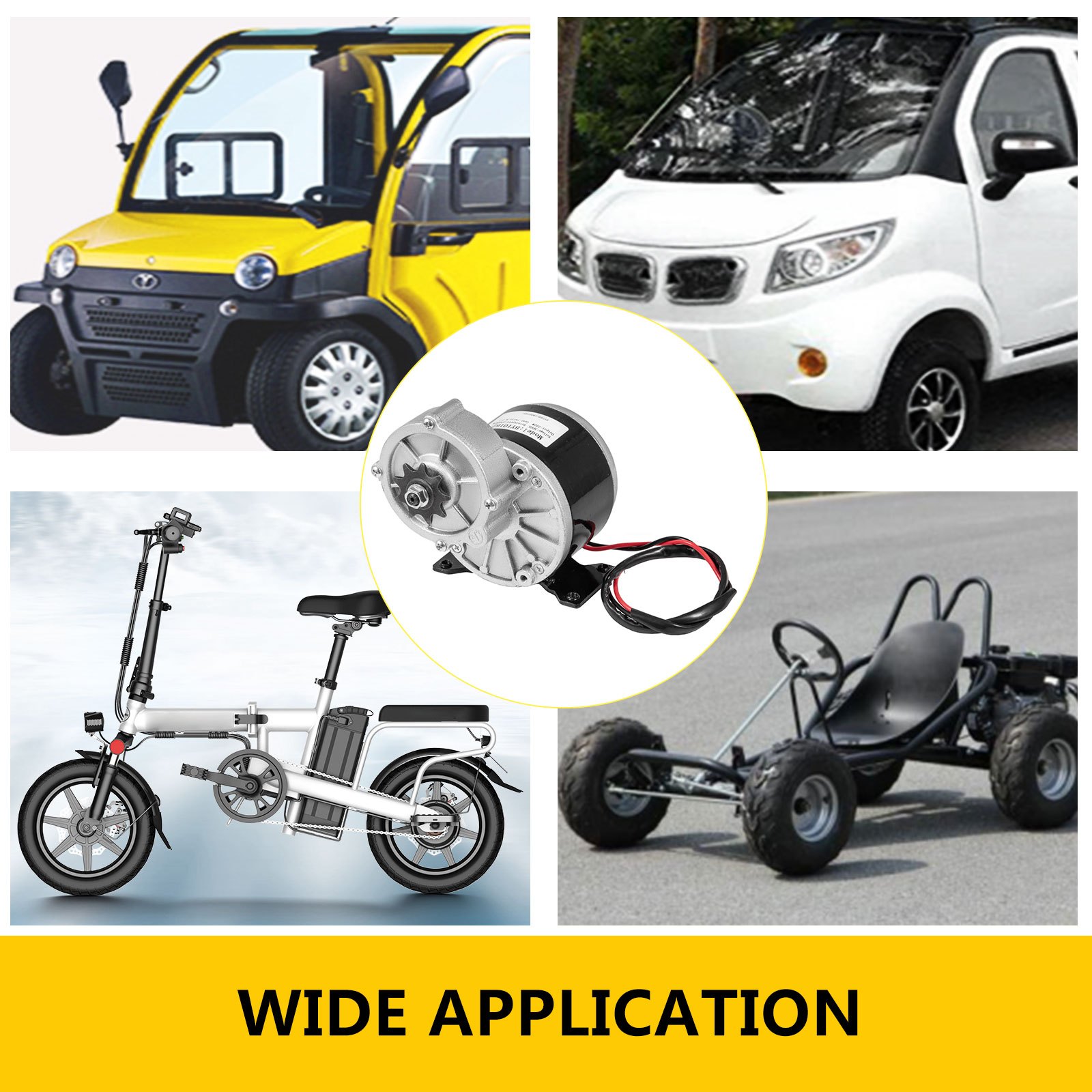 36v Dc 250w Motore Elettrico Di Riduzione Motoriduttore Per Scooter Bici Go-kart