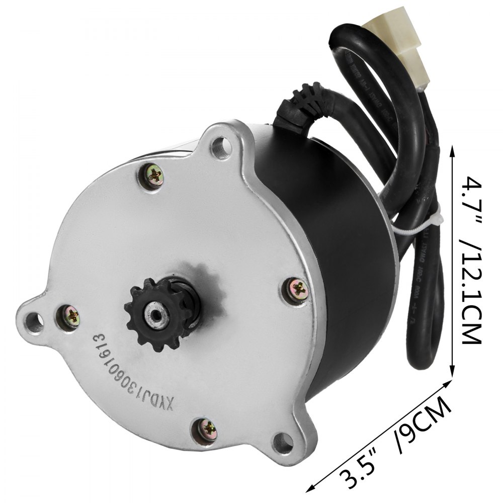 Motore Elettrico Spazzolato 24v Dc 450w 2600rpm Go Kart Skateboard E-scooter