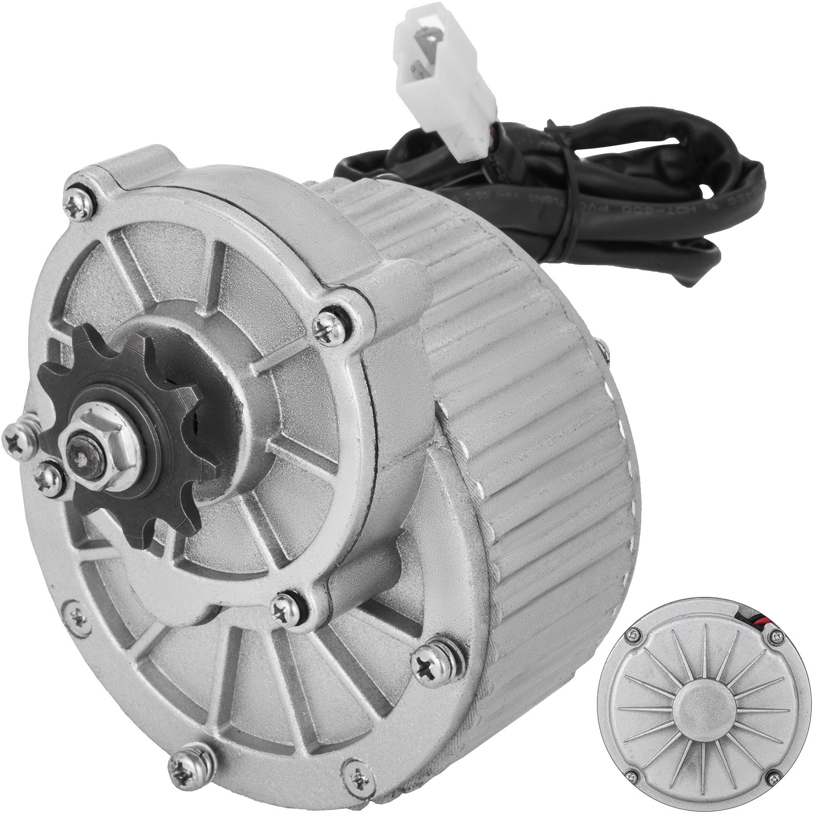 Motore Elettrico Spazzolato 24v 450w 420rpm Motoriduttore Riduzione Per E-bici
