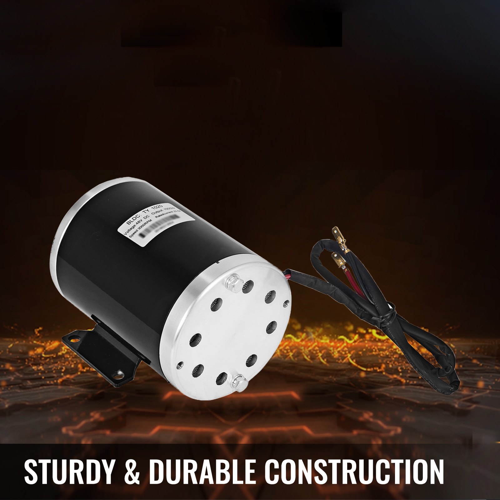 Motore Elettrico Spazzolato Da 48v Dc 1000w 3000 Rpm Per Bici Elettrica Go-kart