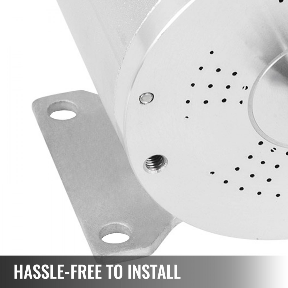 VEVOR Motore Elettrico CC Senza Spazzole da 48V 1800W, Motore Elettrico per Bicicletta 5,33 kg, Velocità Nominale 4500 RPM per Scooter Elettrico, Bicicletta Elettrica, E-Scooter, E-Motor, Motocicletta