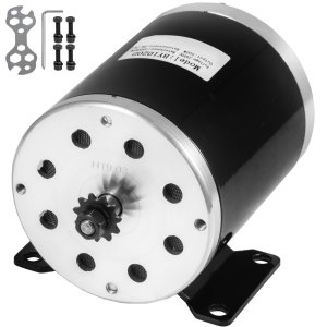 VEVOR Motore Spazzolato Elettrico Da 24 V Cc 500 Watt Con Pignone 11 Catena