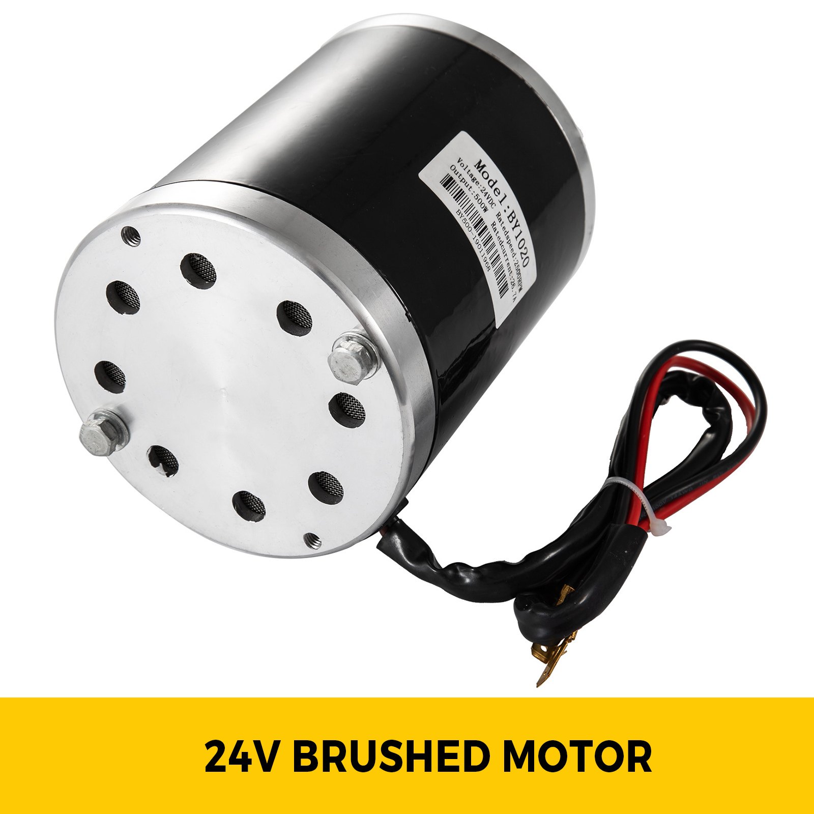 Motore Elettrico Spazzolato 24v Dc 500w 2500rpm + Controllore Per E-bici Go-kart