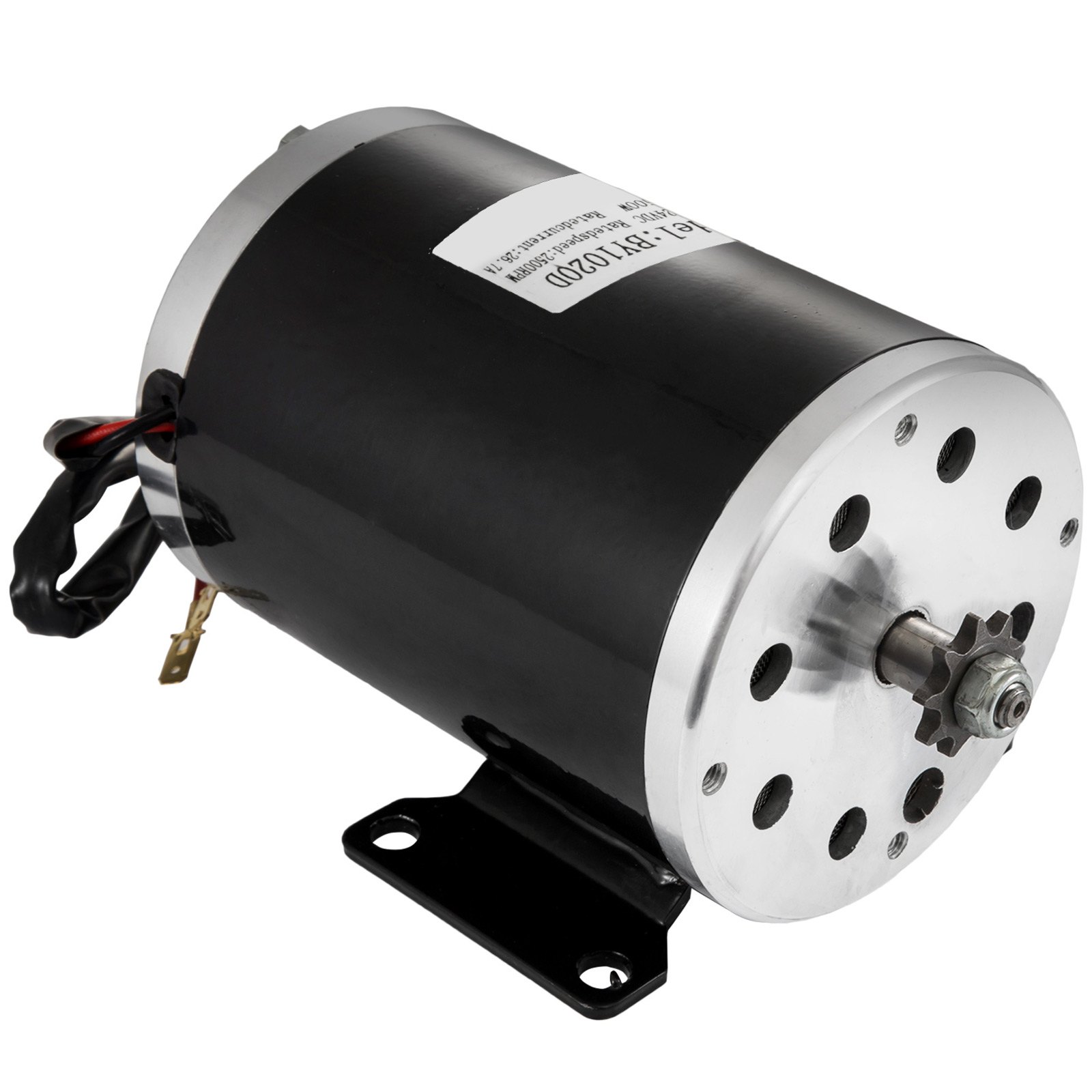 Motore Elettrico Spazzolato 24v Dc 500w 3000 Rpm Per Scooter Go Kart E-bici