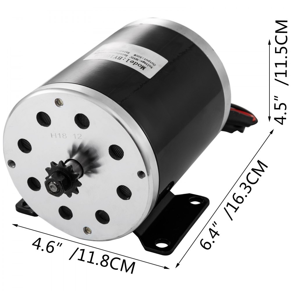 Motorino Motore Elettrico Di Ricambio 36v 500w Con Chiave