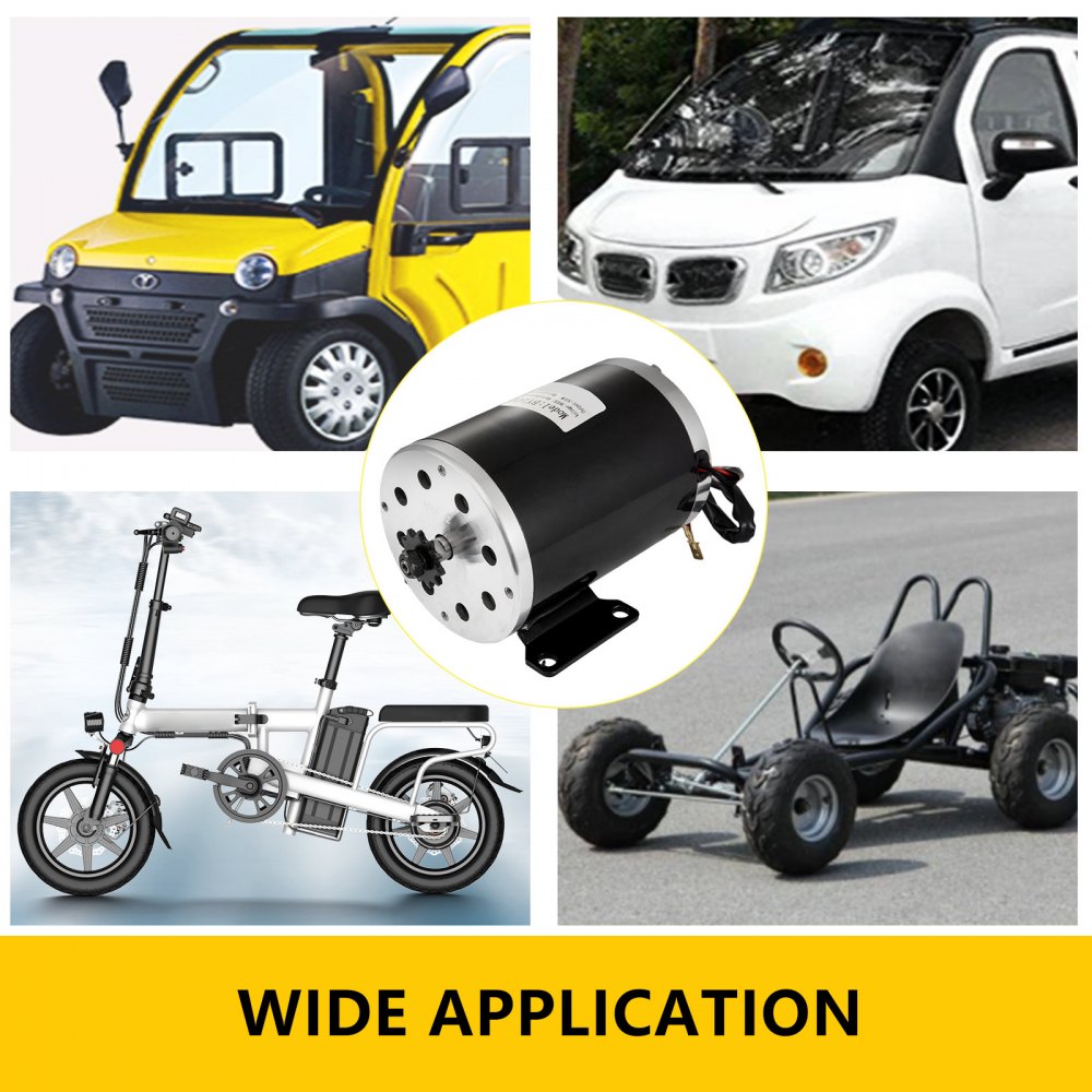 Motore Elettrico Per E-bici A Spazzole Da 36v Dc 500w Con Controller E Maniglie