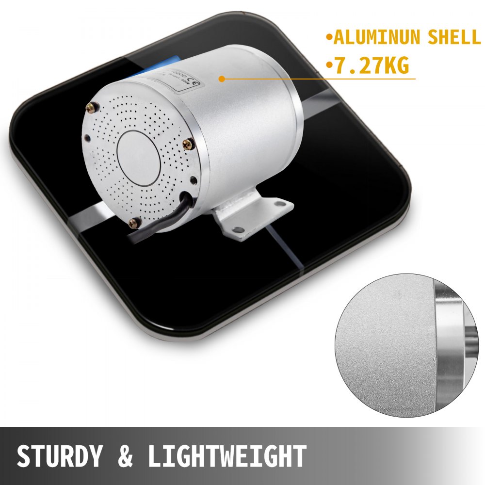 VEVOR Kit Motore Elettrica 36V 500W Motore Senza Spazzola 2800Rpm Kit Motore Elettrico Senza Spazzole