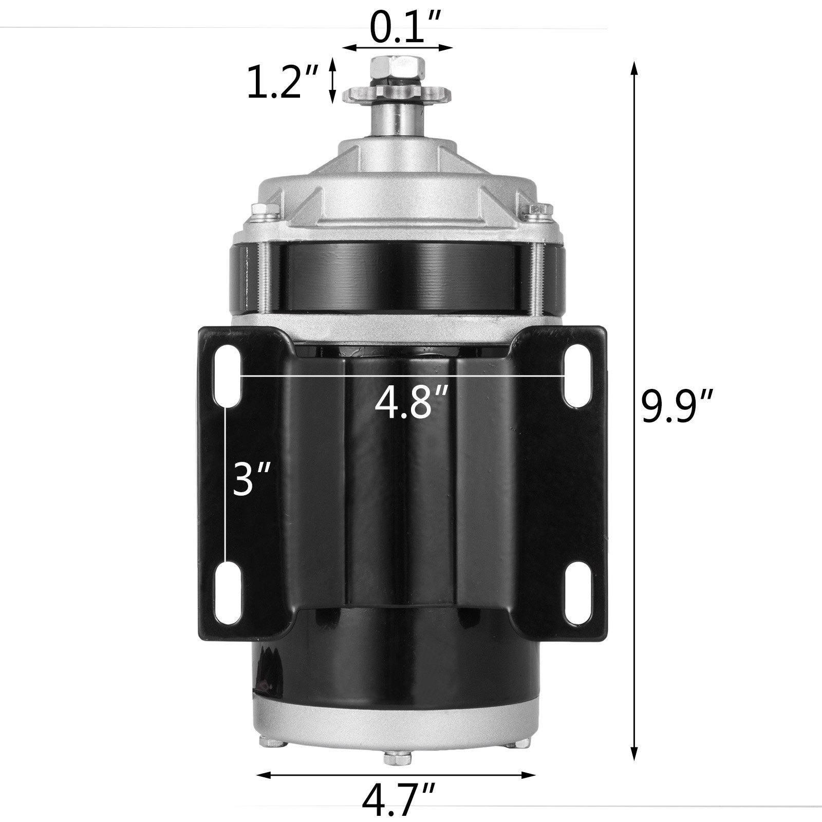 Motore Elettrico Spazzolato 36v 650w 500rpmmotoriduttore Riduzione Magnete Permanente
