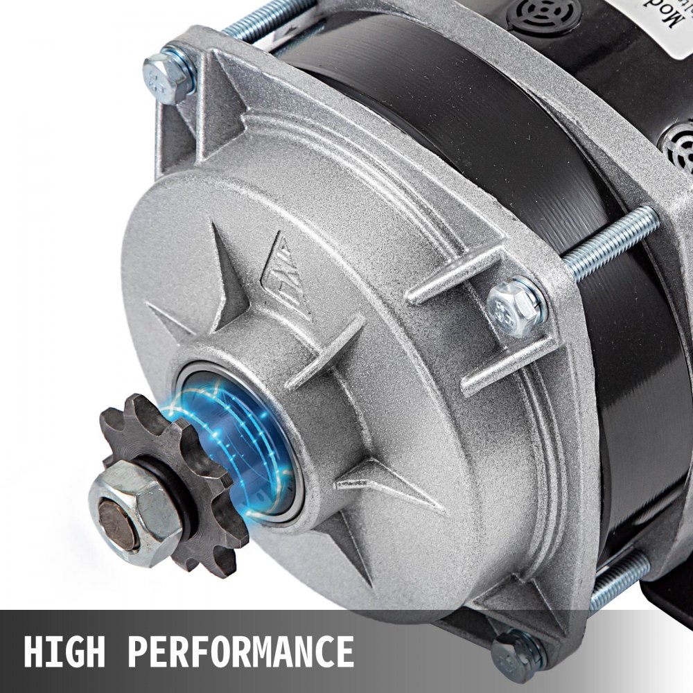 Motore Elettrico Spazzolato 650w 36v Motoriduttore 500 Rpm Riduzione Con Staffa