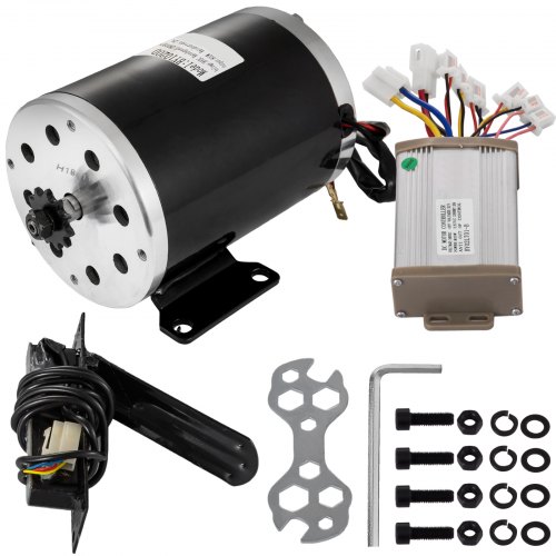 Motore Elettrico Spazzolato 36v Dc 800w 2800rpm Con Controller Pedale Per E-bici