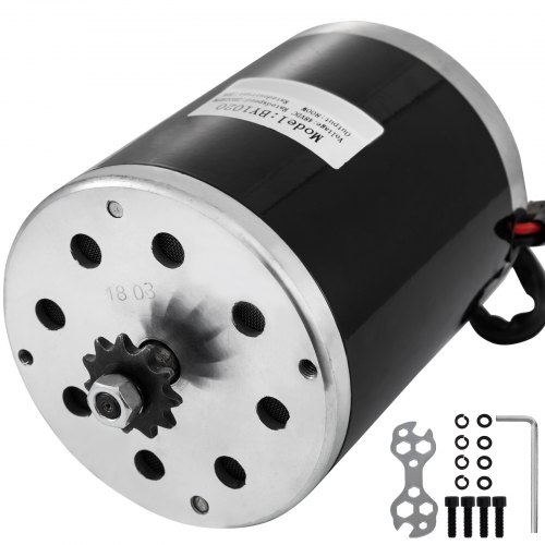 48v Dc 800w Motore Elettrico Spazzolato 2800rpm Per E-bici Go-kart