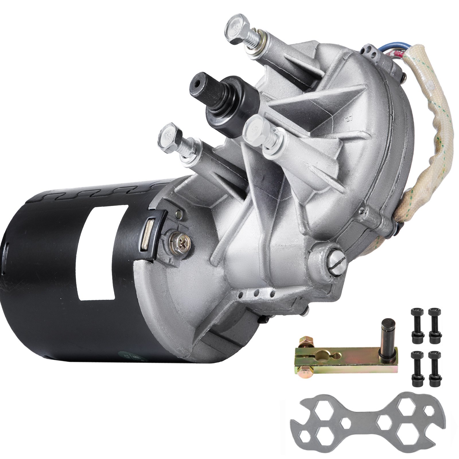 12 Volt 120 Watt Gear Reduction Electric Motor Rated Speed 35Rpm w/ Free Wrench