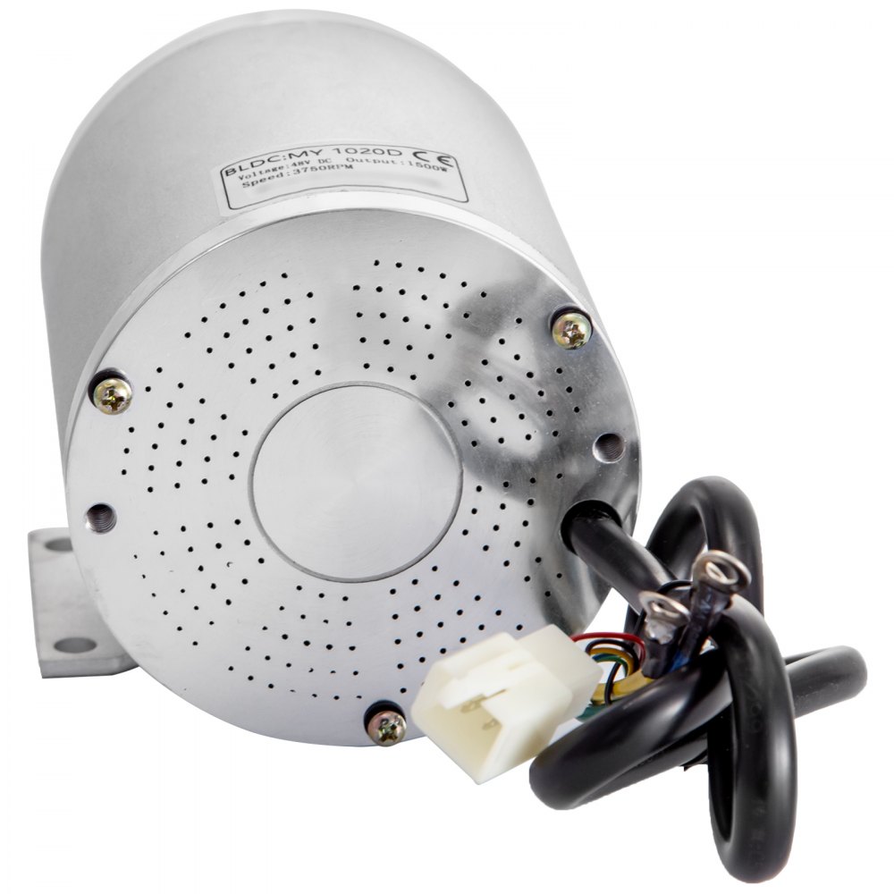 VEVOR 1500W Motore Elettrico Senza Spazzole 48V  3750Rpm per Bicicletta Elettrica con Staffa Motore Elettrico Motore Senza Spazzole