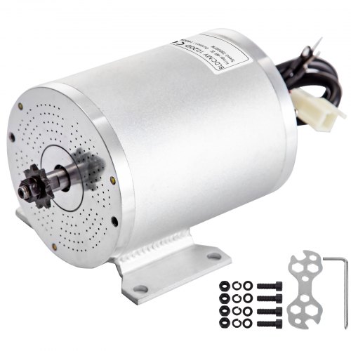 Motore Elettrico Spazzolato 48v 1600w 3900rpm Per Go Kart Bici Elettrica