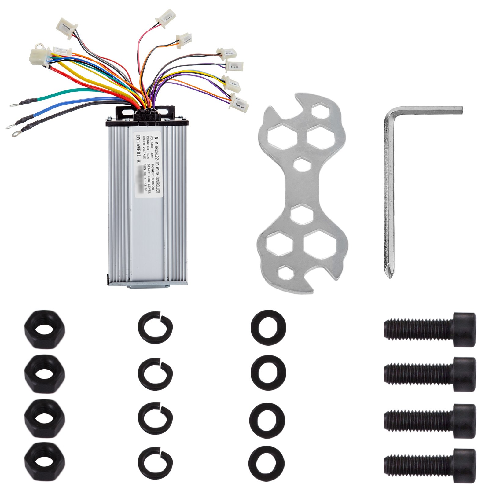 Motore Elettrico Senza Spazzole 48v Dc 2000w 4300rpm Per Go Kart Bici Elettrica