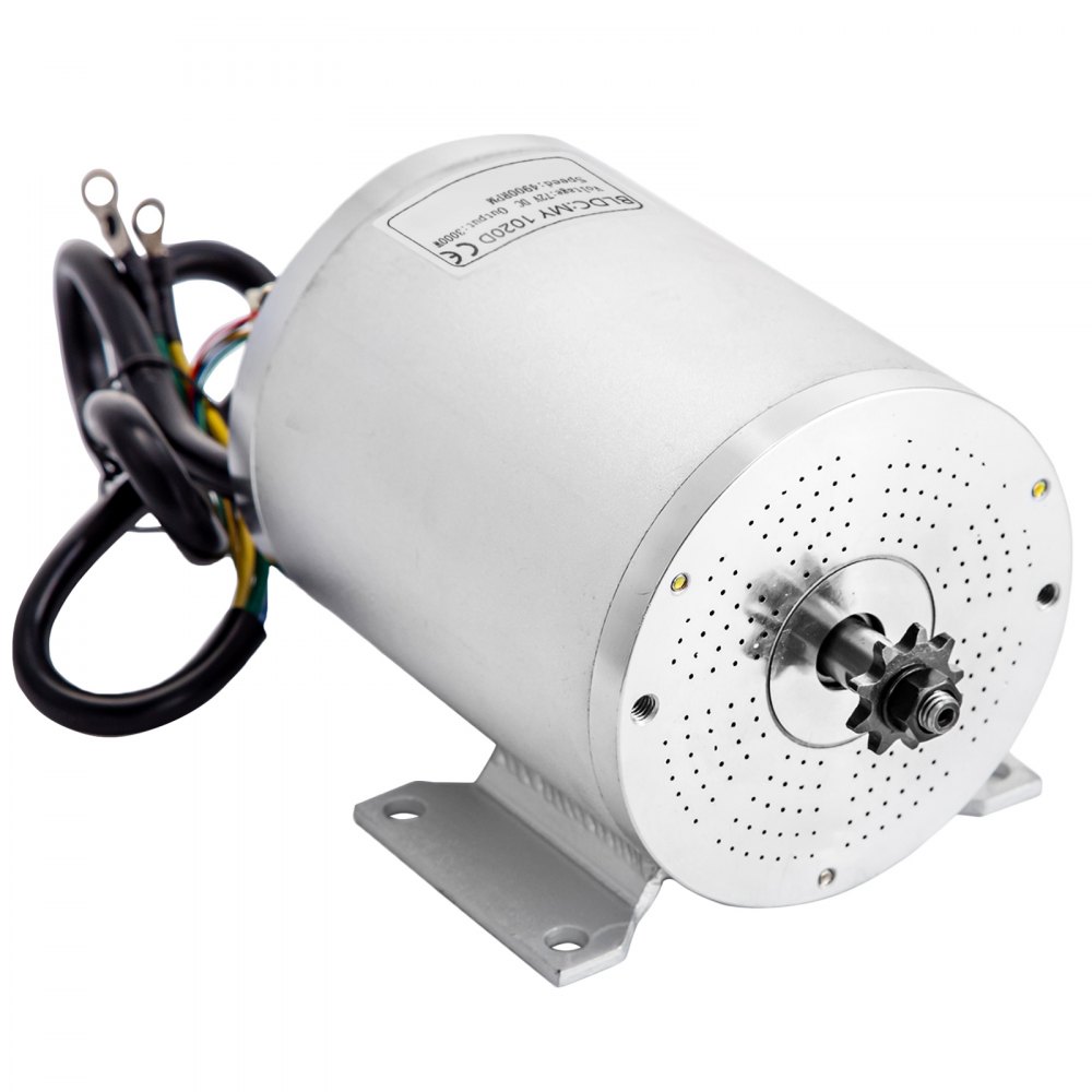 Motore Elettrico Spazzolato 72v 3000w 4900rpm Per Go Kart Bici Elettrica