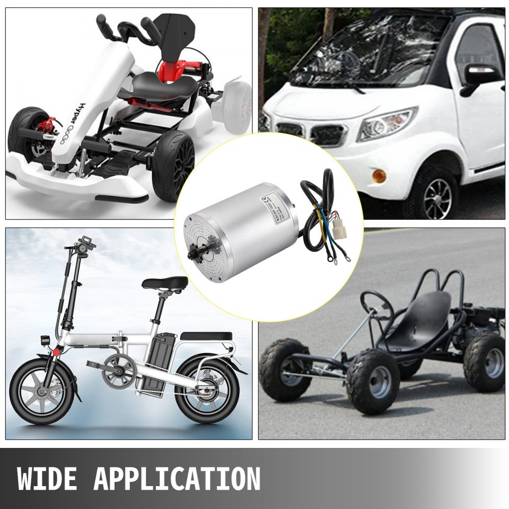 Motore Elettrico Senza Spazzole 4900 Rpm 3000w Per Scooter E Bike Go Kart