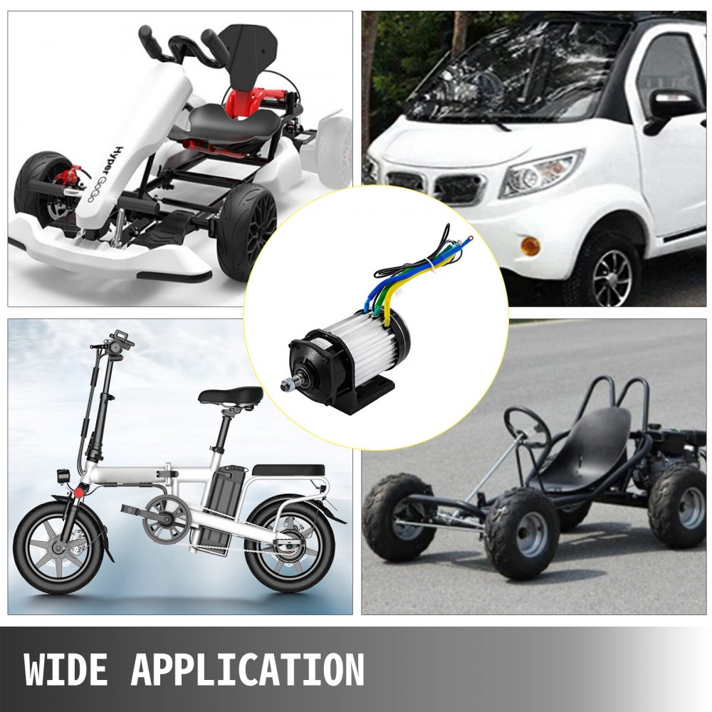 Motore Elettrico Senza Spazzole 60v 1200w Per Go Kart 650rpm Con Riduzione
