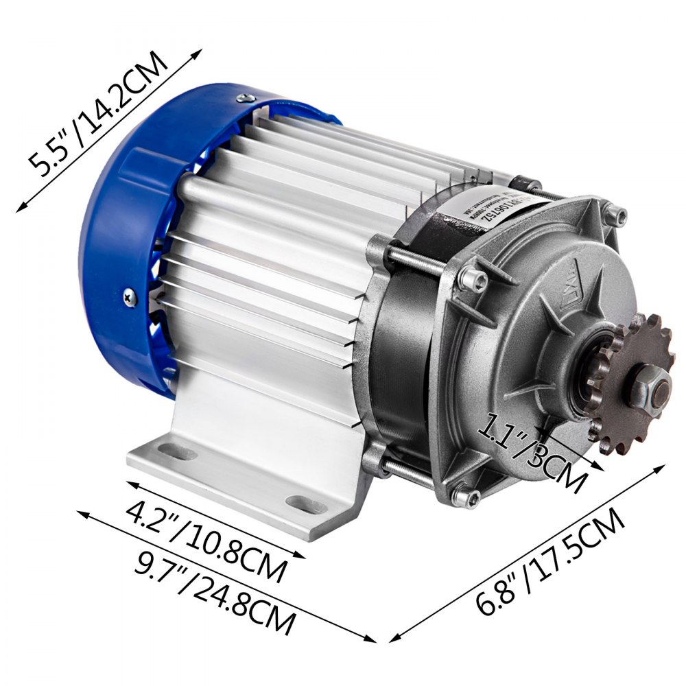 0.75kw Motore Elettrico senza Spazzole 60v 700rpm Senza Staffa Per Bici go Kart