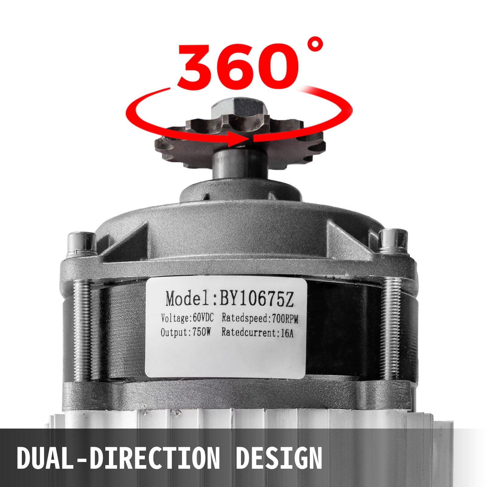 0.75kw Motore Elettrico senza Spazzole 60v 700rpm Senza Staffa Per Bici go Kart