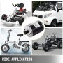 2 X Motore Elettrico Spazzolato 12/24v Dc 2500g/m 150w Go Kart Bici Elettriche
