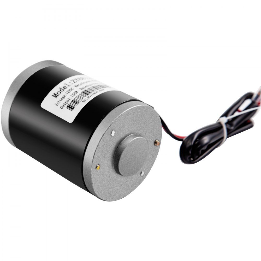 Motore Elettrico Spazzolato 12-24v 150w 2500rpm Motore Con Spazzola 5 Pzz