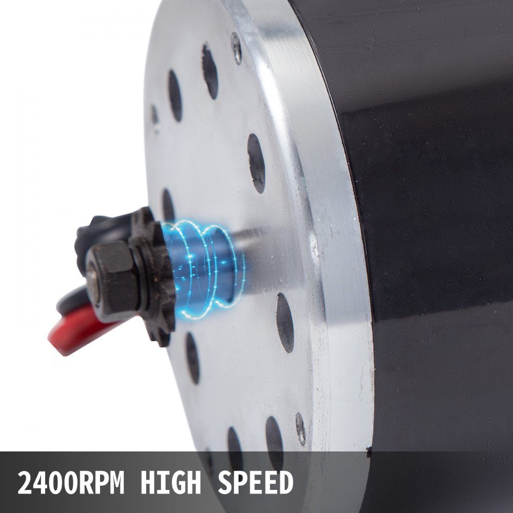 2 Pezzi Motore Elettrico Spazzolato 36v 500w Per Go Kart Bici Elettrica
