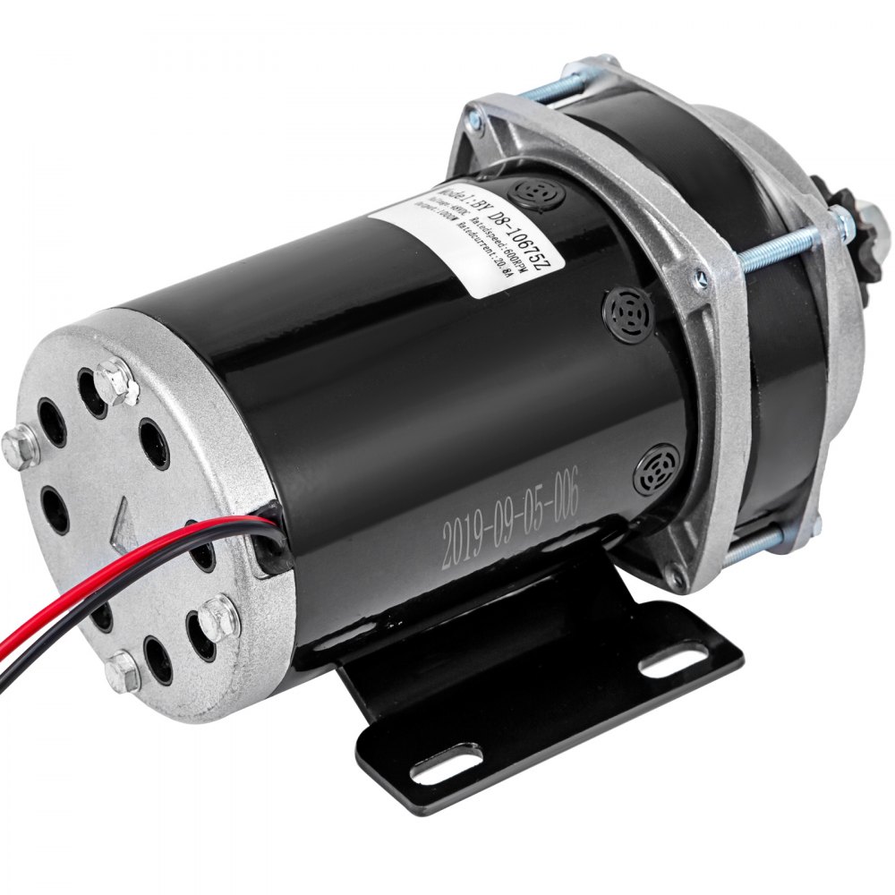 Motore Spazzolato Elettrico A Riduzione 48v Dc 1000w 600rpm Per Go Kart Bici