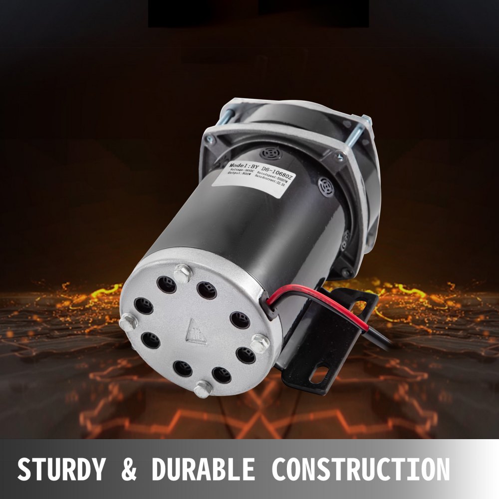 Motore Elettrico Spazzolato 800w 36v 500rpm Con Riduzione Pedale