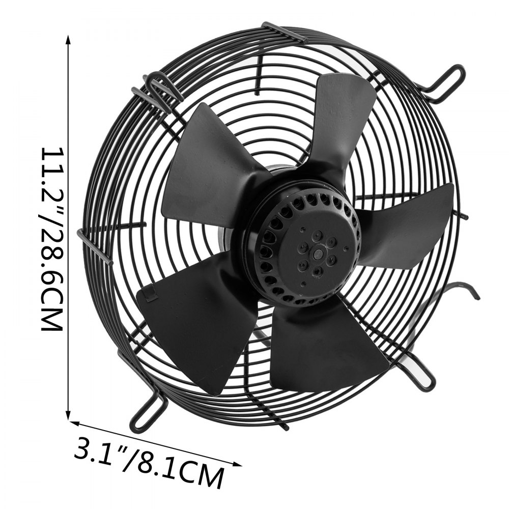 Ventilatore Ventola Assiale Aspirante ø29cm 1450 Giri/min 65w Aspiratore