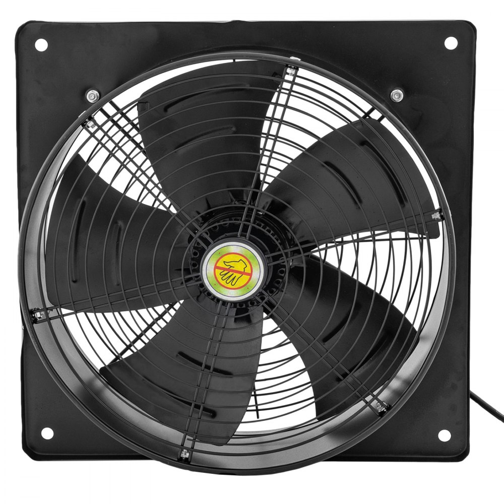 16in AXIAL Square Frame Outer Rotor Fan  185W High Speed 1380Rpm Pure Copper Quadrupole Motor for Cooling Ventilation Exhaust Projects
