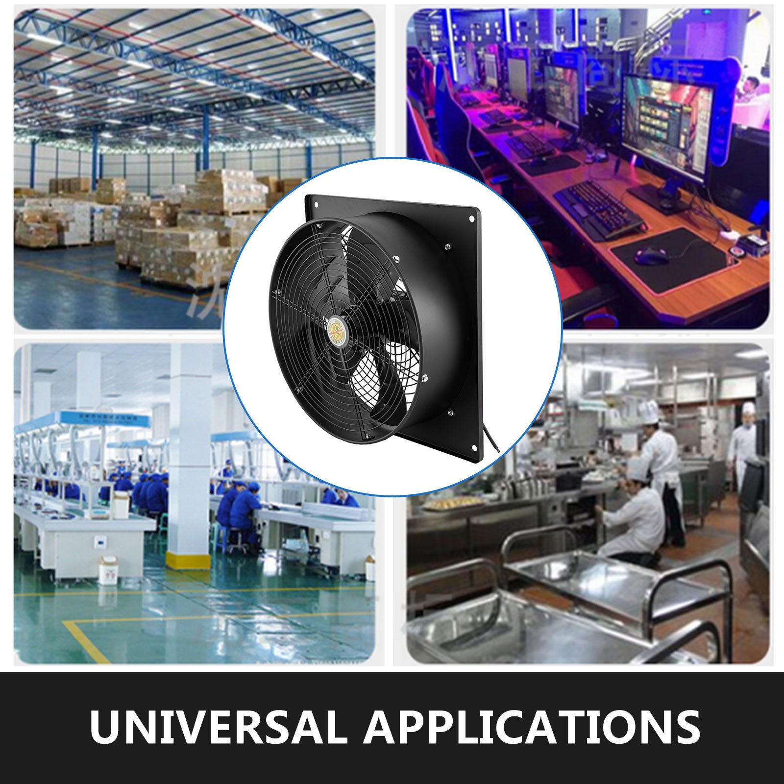 Ventilatore Ventola Assiale Aspirante ø52cm 1390 Giri/min 250w Aspiratore