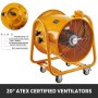 Ventola Ventilatore Industriale Portatile 900w 1400 Giri/min φ500mm