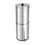 VEVOR Gravity-fed Water Filter System, 12.3L 304 Stainless-Steel Countertop Water Filtration System, Reduces Lead and up to 99% of Chlorine, with 2 Carbon Filters, Water Level Spigot, for Home Camping