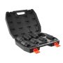 VEVOR Set di Bussole a Percussione per Dadi Asse, Attacco 12,7 mm Set di Bussole a 12 Punte Profonde 8 Pezzi, Set di Bussole Metriche CR-MO, Set Bussole a Impatto, Custodia per Riparazione Auto, Nero