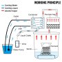 VEVOR Distillatore Alcol per Uso Domestico in Acciaio Inox con Rame Rosso da 50L, Alambicco Distillatore per Vino Grappa Liquore da 50L in Acciaio Inox Doppio Fusto, Alambicco per Distillazione da 50L