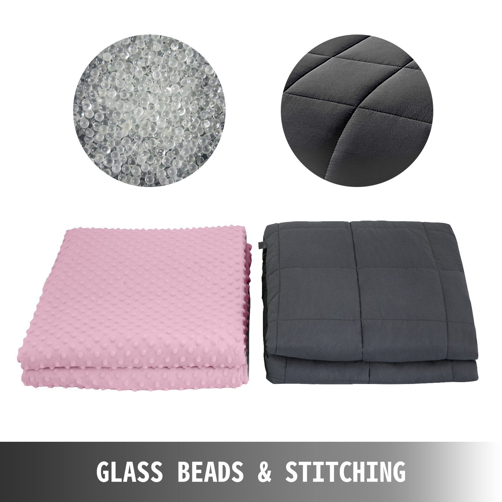 Coperta Ponderata Con Copripiumino 6.8kg 102x152cm Sonno Naturale Cotone