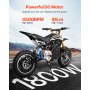 VEVOR Kit Motore Elettrico Brushless DC da 1800 W Motore 48 V a 4500 giri/min con Regolatore di Velocità Aggiornato, Pedale e Kit Impugnatura Acceleratore per Go-Kart, Bici Elettriche, Moto, Scooter