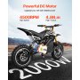 VEVOR Kit Motore Elettrico Brushless DC da 2000 W Motore da 60 V a 4500 giri/min con Regolatore di Velocità Aggiornato, Funzionamento Silenzioso Affidabile per Go-Kart, Bici Elettriche, Moto, Scooter